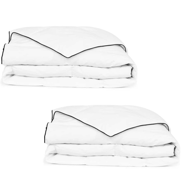 Couette en duvet d'hiver 2 pcs 155 x 220 cm | Mobilier & Déco