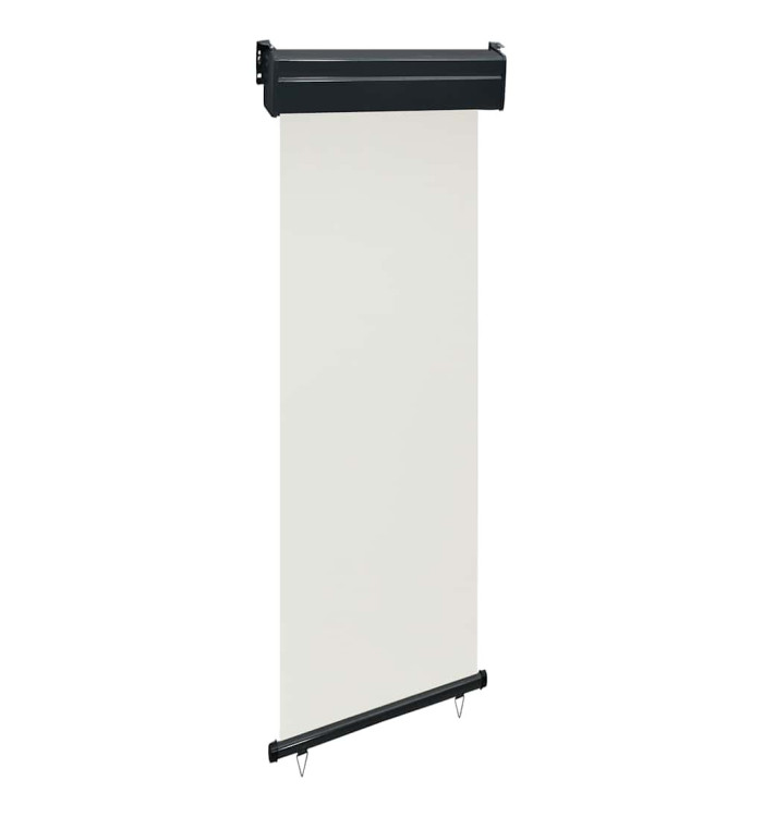 Auvent latéral de balcon 65x250 cm Crème | Mobilier & Déco