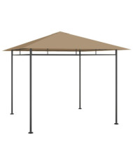 Belvédère 3x3x2,7 m Taupe 180 g/m² | Mobilier & Déco