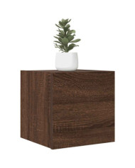 Meuble TV mural Chêne marron 30,5x30x30 cm | Mobilier & Déco
