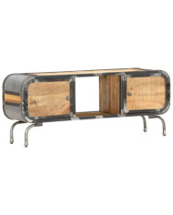 Meuble TV 110x30x42 cm Bois massif de manguier | Mobilier & Déco