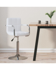 Tabouret de bar Blanc Similicuir | Mobilier & Déco