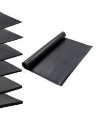 Tapis en caoutchouc antidérapant 1,2x2 m 6 mm Lisse | Mobilier & Déco