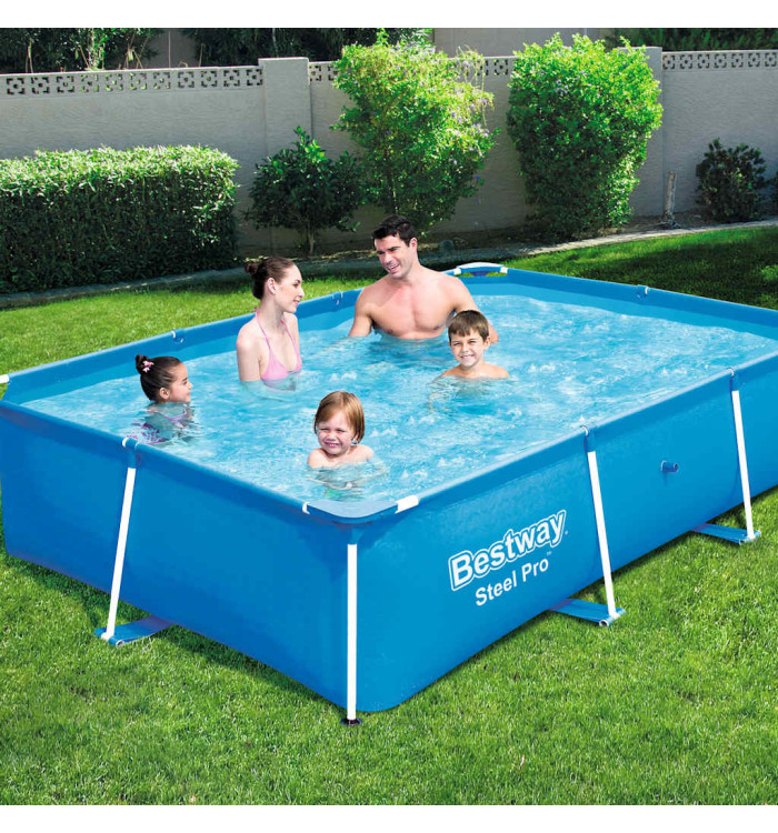 Bestway Piscine avec cadre en acier Steel Pro 259x170x61 cm 56403 | Mobilier & Déco