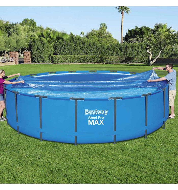 Bestway Couverture solaire de piscine Flowclear 549 cm | Mobilier & Déco