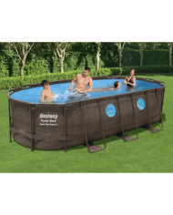 Bestway Jeu de piscine Power Steel Swim Vista Series 549x274x122 cm | Mobilier & Déco
