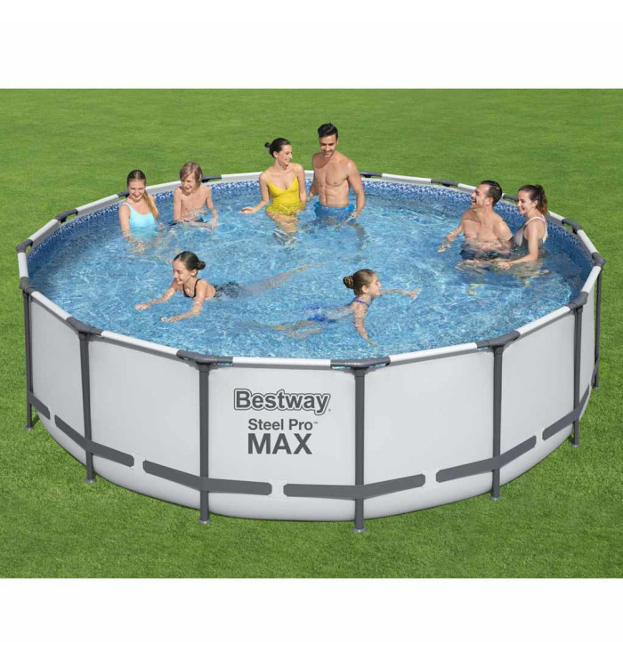 Bestway Ensemble de piscine Steel Pro MAX 488x122 cm | Mobilier & Déco