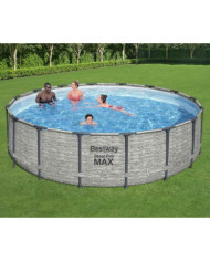 Bestway Piscine ronde Power Steel 488x122 cm | Mobilier & Déco