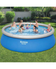 Bestway Ensemble de piscine gonflable ronde Fast Set 457x122 cm | Mobilier & Déco