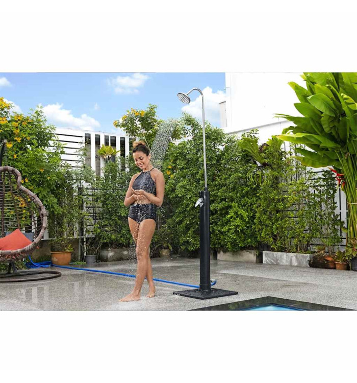Bestway Douche d'extérieur Solar Flow Noir 8 L | Mobilier & Déco