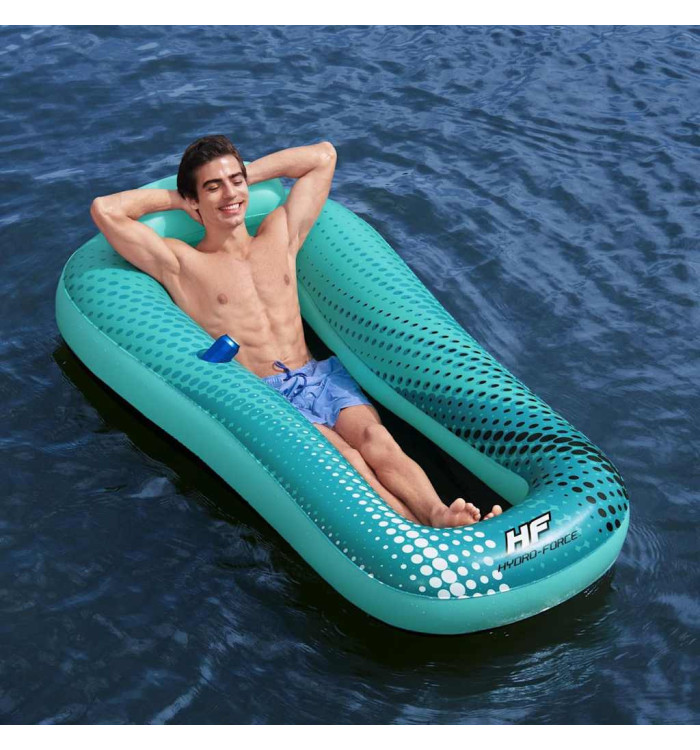 Bestway Flotteur gonflable en maille Hydro Force Sol Venture 188x109cm | Mobilier & Déco