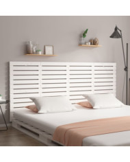 Tête de lit murale Blanc 186x3x91,5 cm Bois massif de pin | Mobilier & Déco