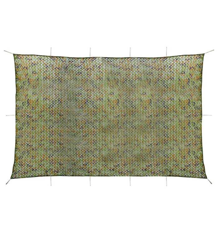 Filet de camouflage avec sac de rangement 6x7 m Vert | Mobilier & Déco