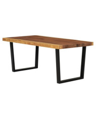 Table basse Bois de suar massif 102x54x41 cm | Mobilier & Déco