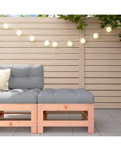 Repose-pied de jardin avec coussin bois massif douglas | Mobilier & Déco
