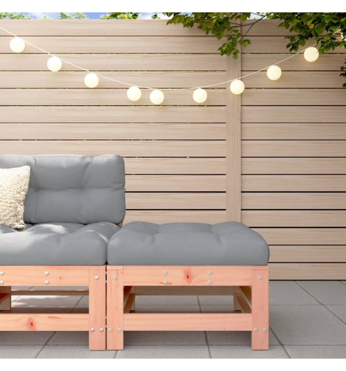 Repose-pied de jardin avec coussin bois massif douglas | Mobilier & Déco