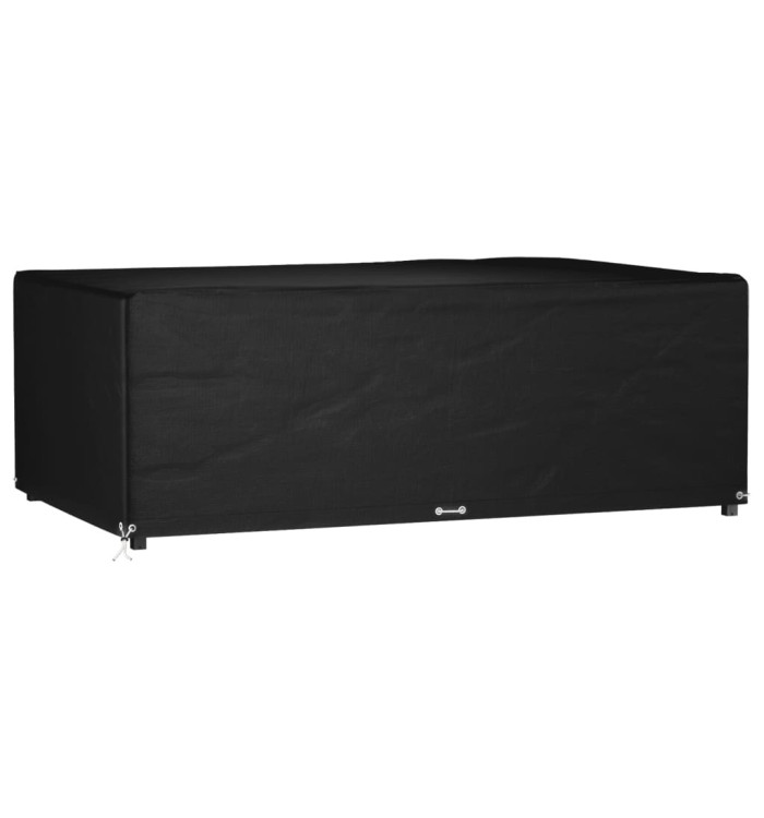 Housse de salon de jardin 12 œillets 213x132x75cm rectangulaire | Mobilier & Déco