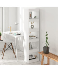Bibliothèque/Séparateur de pièce Blanc 40x30x166 cm | Mobilier & Déco