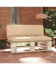 Canapé central palette de jardin bois de pin imprégné | Mobilier & Déco