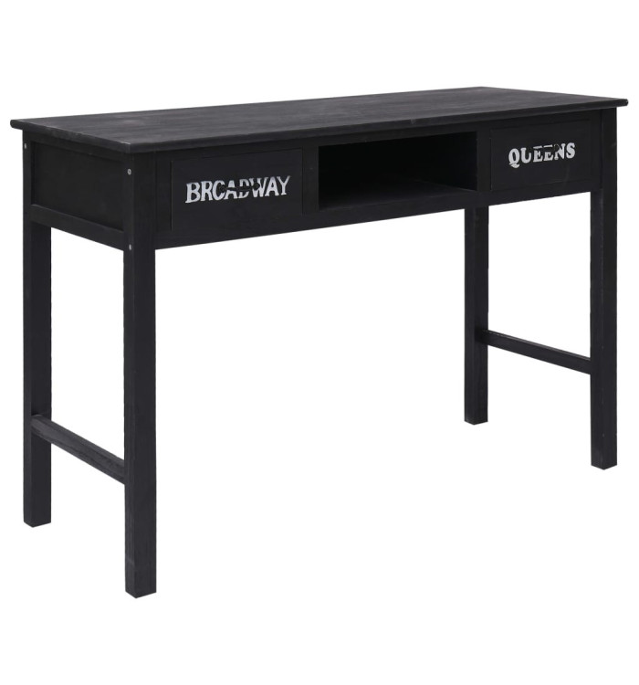 Table console Noir 110x45x76 cm Bois | Mobilier & Déco
