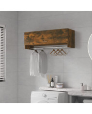 Garde-robe Chêne fumé 100x32,5x35 cm Bois d'ingénierie | Mobilier & Déco