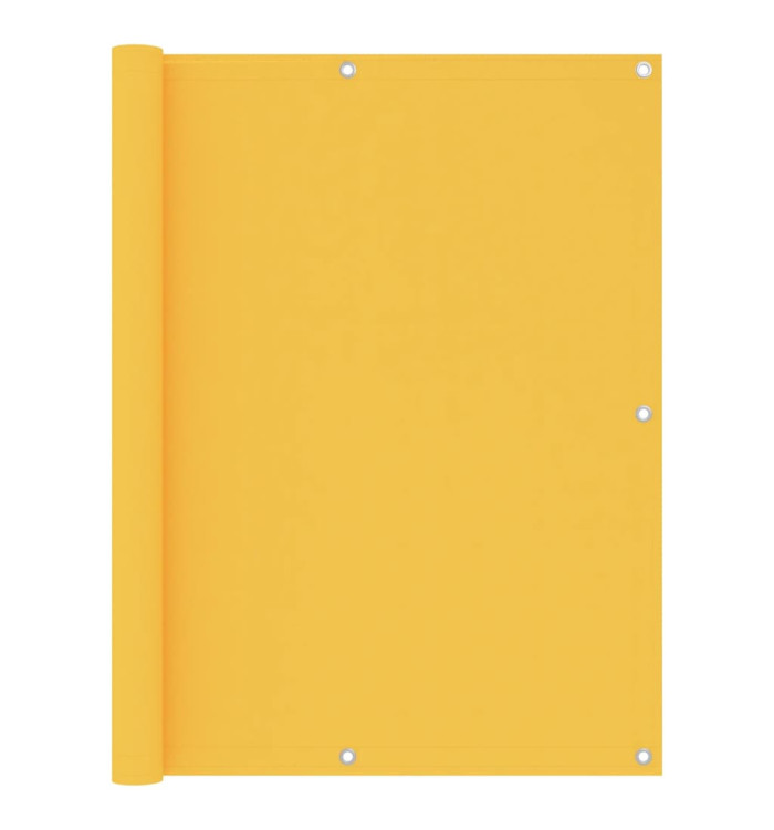 Écran de balcon Jaune 120x600 cm Tissu Oxford | Mobilier & Déco
