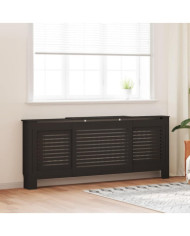 Cache-radiateur MDF Noir 205 cm | Mobilier & Déco