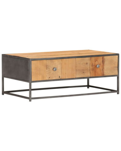 Table basse 90 x 50 x 35 cm Bois de récupération massif | Mobilier & Déco