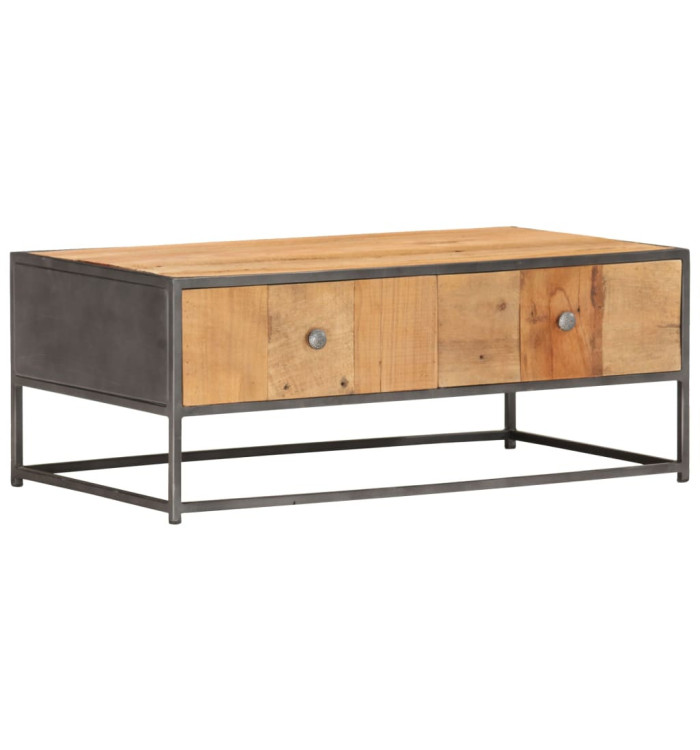 Table basse 90 x 50 x 35 cm Bois de récupération massif | Mobilier & Déco