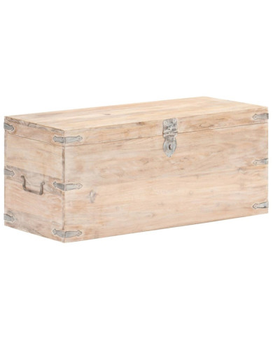 Coffre 90x40x40 cm Bois d'acacia solide | Mobilier & Déco