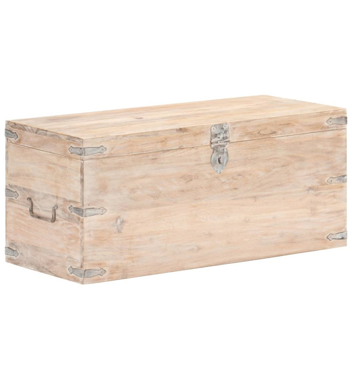 Coffre 90x40x40 cm Bois d'acacia solide | Mobilier & Déco