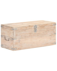 Coffre 90x40x40 cm Bois d'acacia solide | Mobilier & Déco