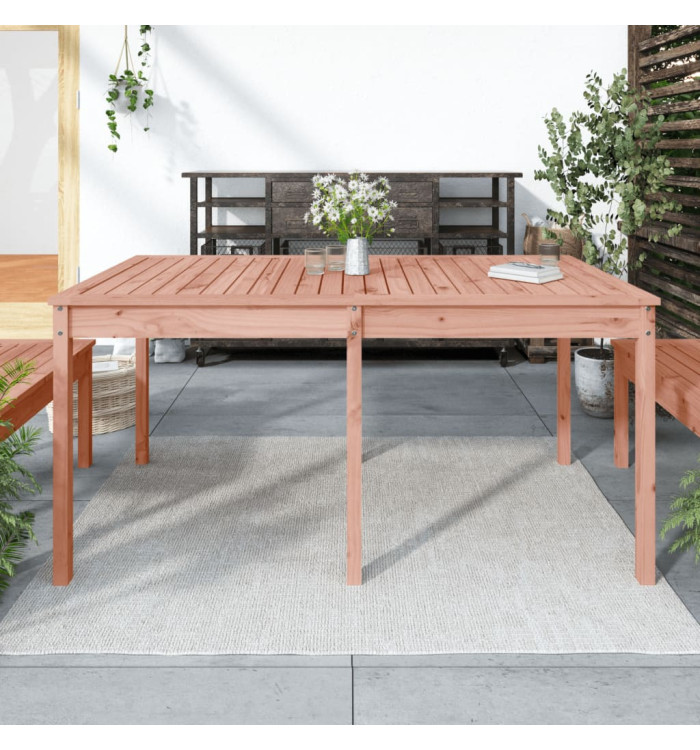 Table de jardin 159,5x82,5x76 cm bois massif de douglas | Mobilier & Déco