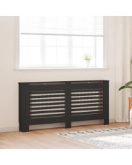 Cache-radiateur noir 172x19x81,5 cm MDF | Mobilier & Déco