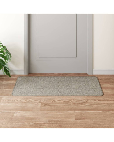 Tapis de couloir aspect sisal taupe 50x100 cm | Mobilier & Déco