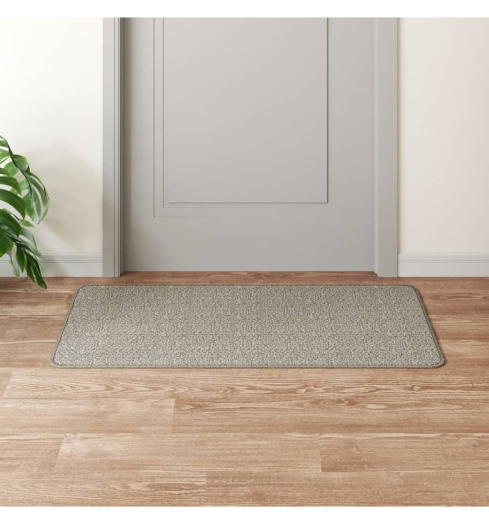 Tapis de couloir aspect sisal taupe 50x100 cm | Mobilier & Déco