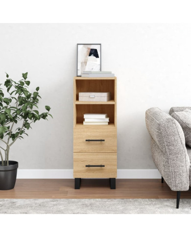 Buffet Chêne sonoma 34,5x34x90 cm Bois d'ingénierie | Mobilier & Déco