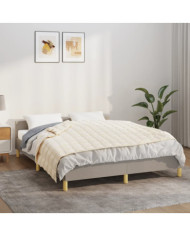 Couverture lestée Crème clair 138x200 cm 10 kg Tissu | Mobilier & Déco