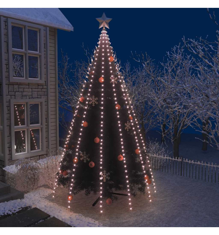 Guirlande lumineuse filet d'arbre de Noël 500 LED 500 cm | Mobilier & Déco