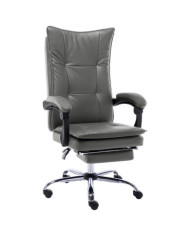 Chaise de bureau Anthracite Similicuir | Mobilier & Déco