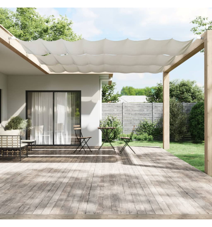 Auvent vertical Blanc 140x1200 cm Tissu oxford | Mobilier & Déco