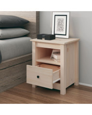 Table de chevet 40x35x49 cm Bois de pin massif | Mobilier & Déco
