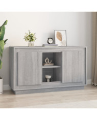 Buffet sonoma gris 102x35x60 cm bois d'ingénierie | Mobilier & Déco