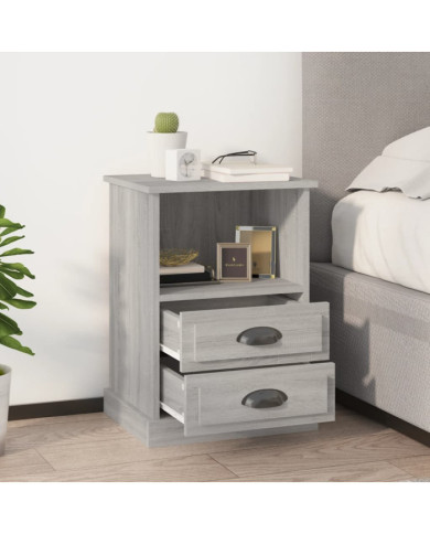 Tables de chevet 2 pcs sonoma gris 43x36x60 cm | Mobilier & Déco