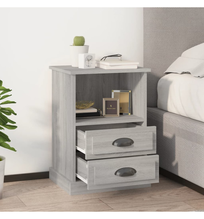 Tables de chevet 2 pcs sonoma gris 43x36x60 cm | Mobilier & Déco