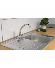 SCHÜTTE Mitigeur de lavabo à 2 poignées BRILLANT chrome | Mobilier & Déco