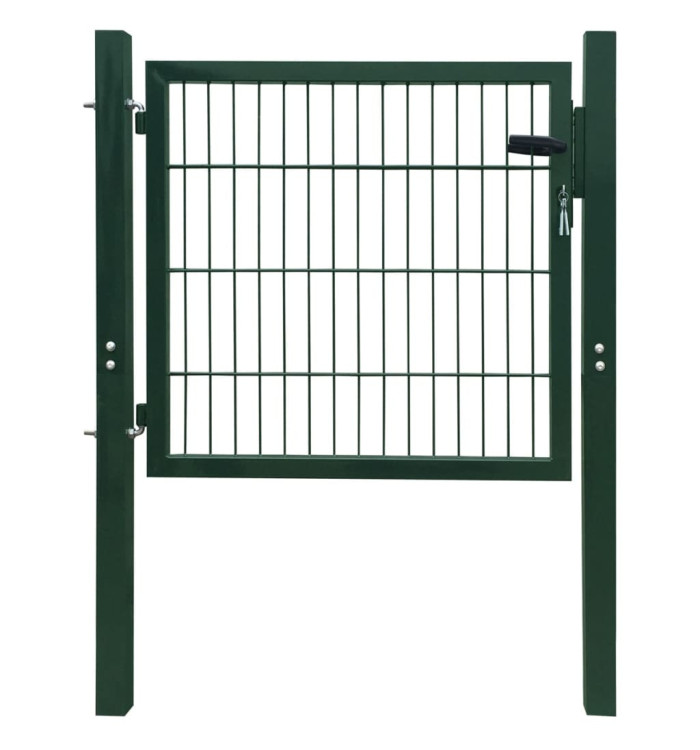 Portillon Acier Vert 105x150 cm | Mobilier & Déco