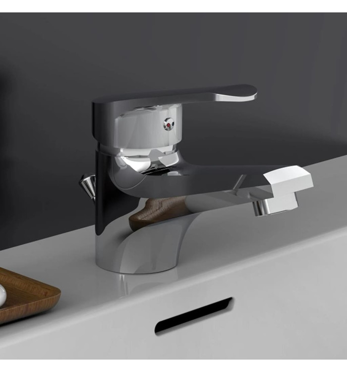 SCHÜTTE Mitigeur de lavabo TESSA chrome | Mobilier & Déco