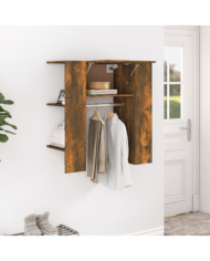 Armoire de couloir Chêne fumé 97,5x37x99 cm Bois d'ingénierie | Mobilier & Déco