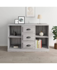 Buffet sonoma gris 104,5x35,5x67,5 cm bois d'ingénierie | Mobilier & Déco